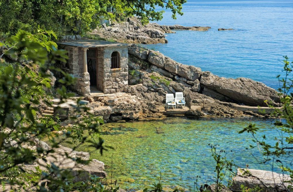 Hotel Villa Astra Ловран Екстер'єр фото