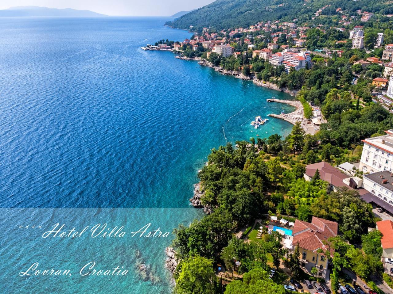 Hotel Villa Astra Ловран Екстер'єр фото